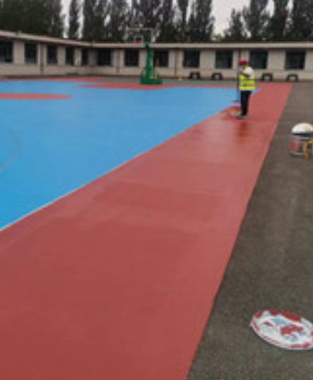 建平旧篮球场地面改造翻新整改   
